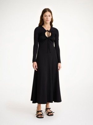 Rochie By Malene Birger Deija Maxi Negrii | RO_BB40101