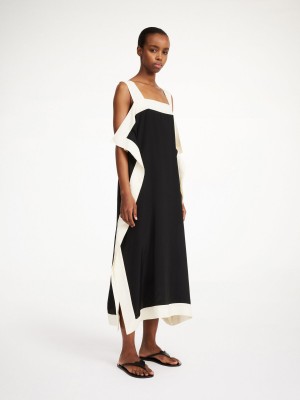 Rochie By Malene Birger Gabrias Midi Negrii | RO_BB10378