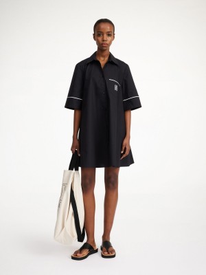 Rochie By Malene Birger Gaielle Organic Cotton Negrii | RO_BB67866