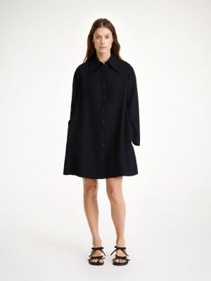 Rochie By Malene Birger Ginsea Midi Negrii | RO_BB16573