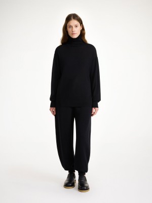 Tricotaje By Malene Birger Mohsen Turtleneck Sweater Negrii | RO_BB27551