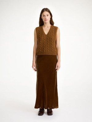 Tricotaje By Malene Birger Simea Vest Bison | RO_BB43604